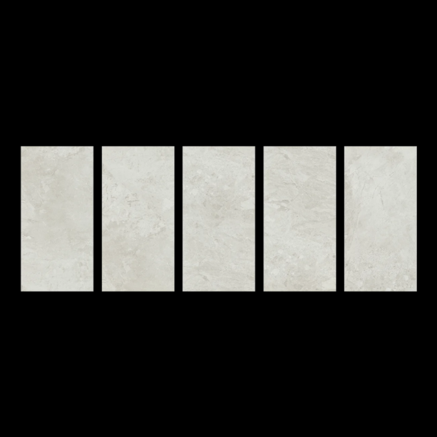 Van Gogh Tile Bianco Breccia Marble